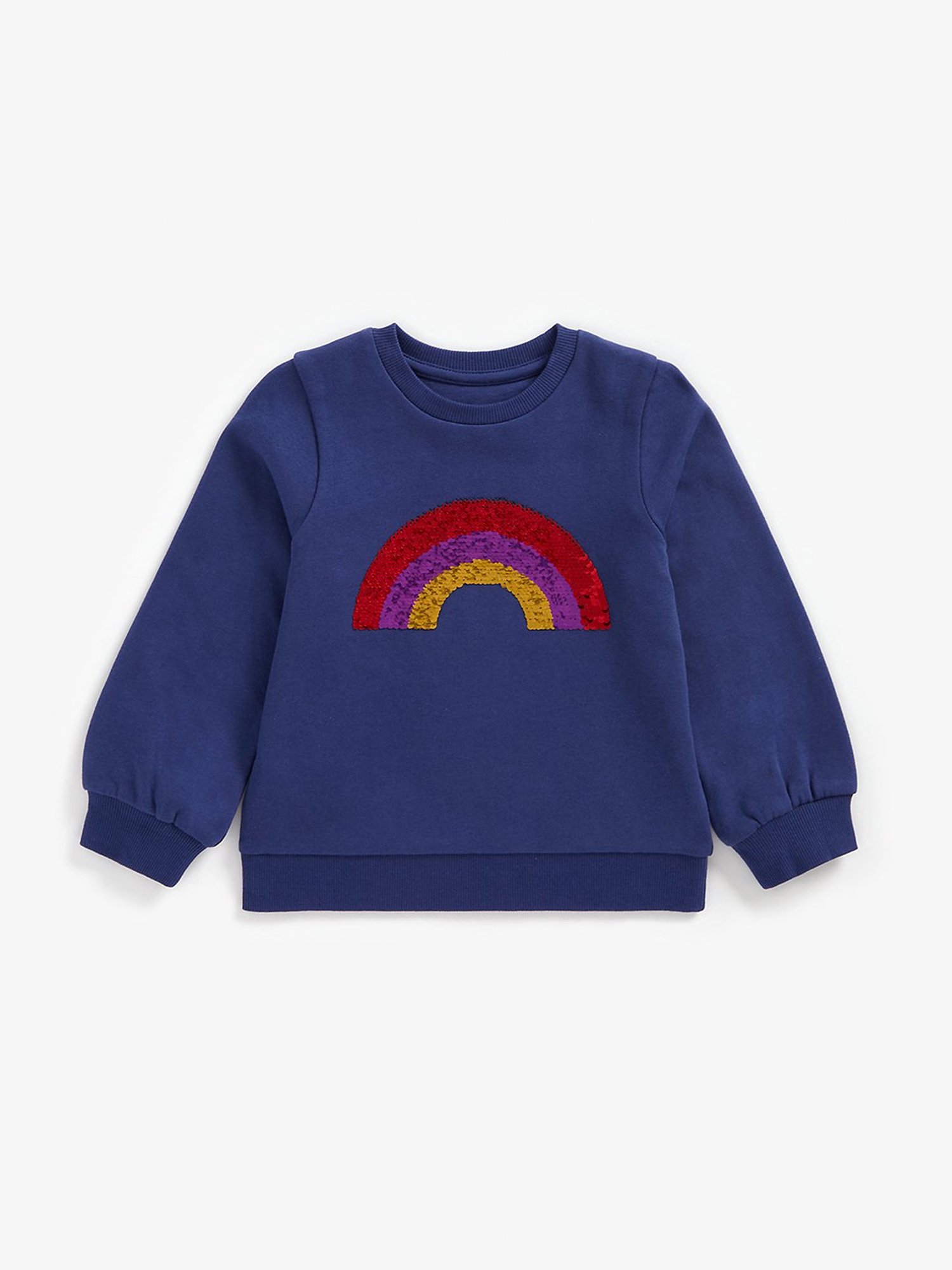 Mothercare Kids Navy Embellished Full Sleeves Sweatshirt