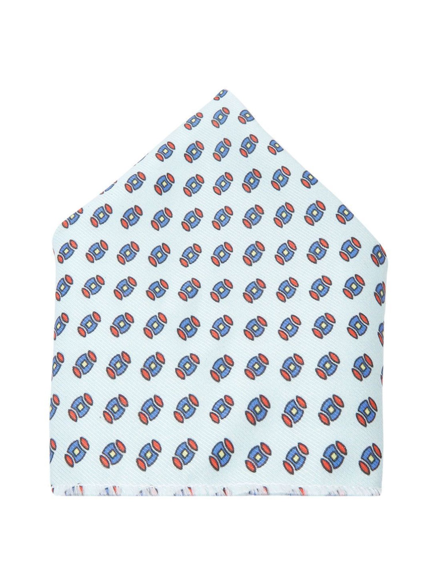 Louis Stitch Blue Printed Necktie Gift Set - Set of 5