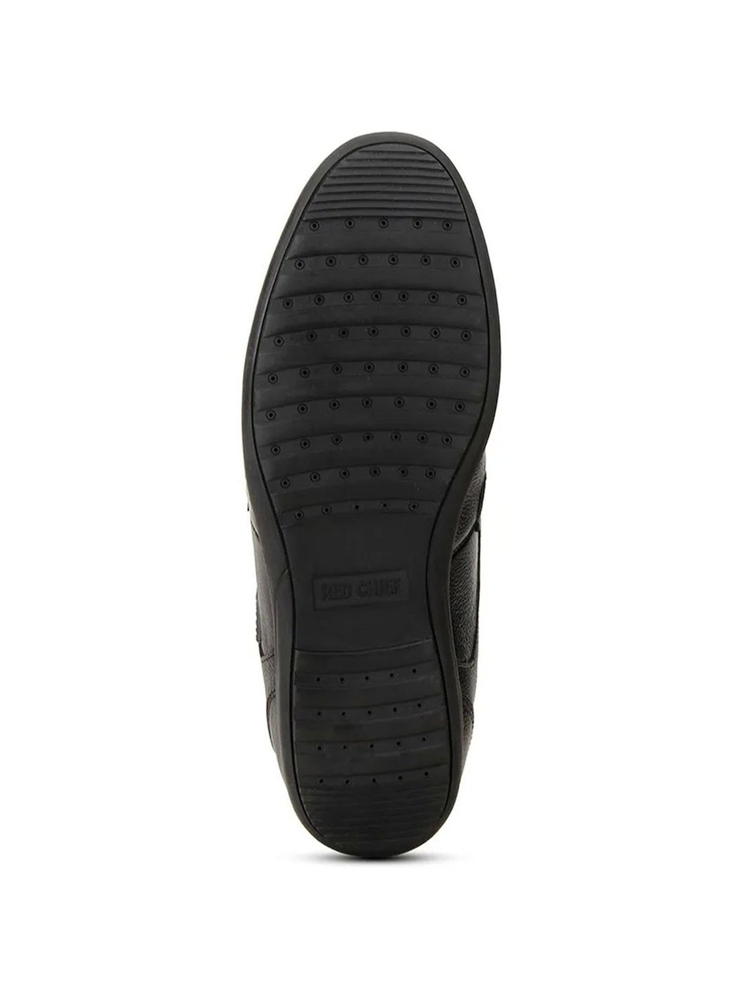Red Chief Men's Black Formal Slip-Ons