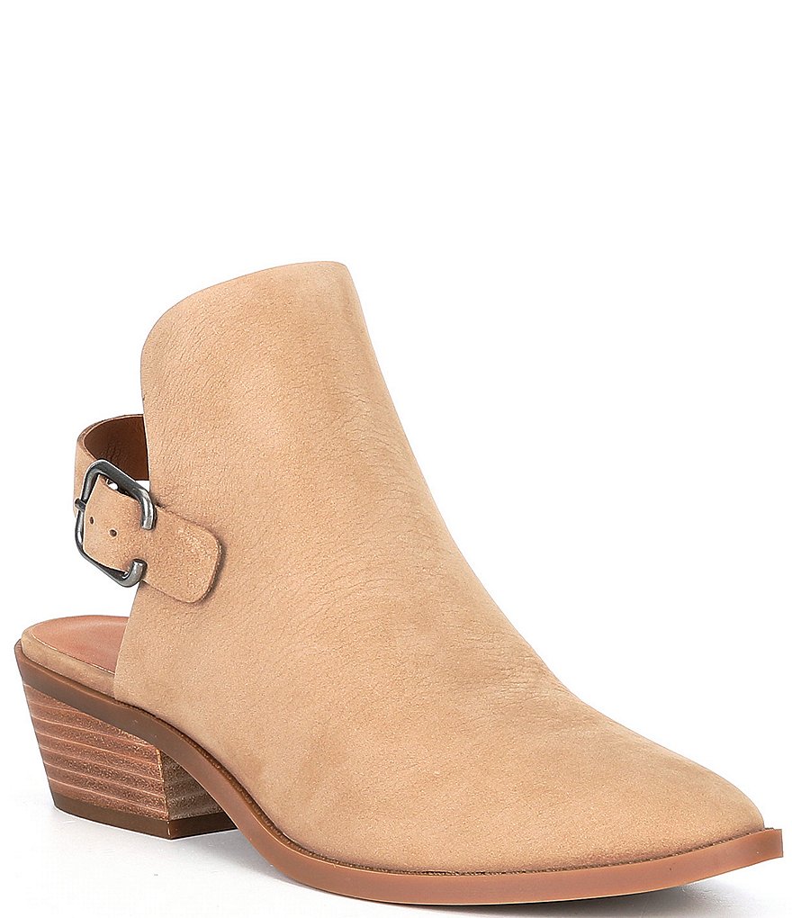 Lucky Brand Farryn Nubuck Slingback Low Heel Shooties