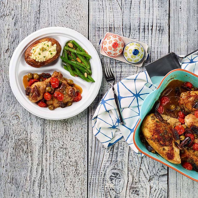 Chinet Classic White Compartment Plate - 32ct