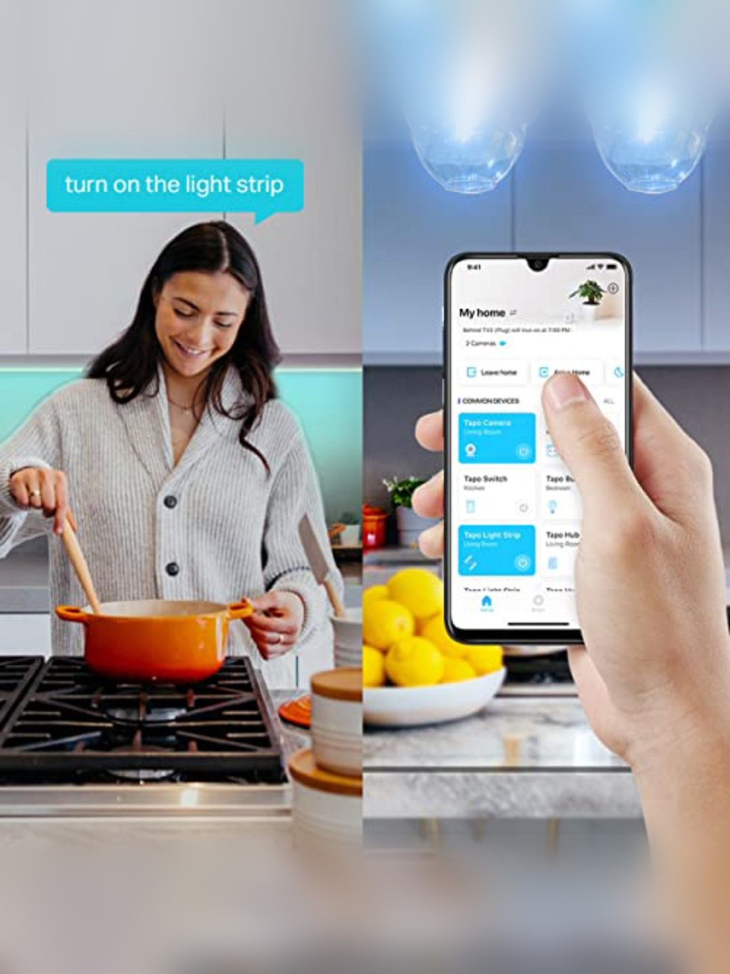 TP-Link Tapo L900-5 Smart LED Light Strip, 16million RGB Colors, Sync-to-Sound (16.4ft, Multicolor)