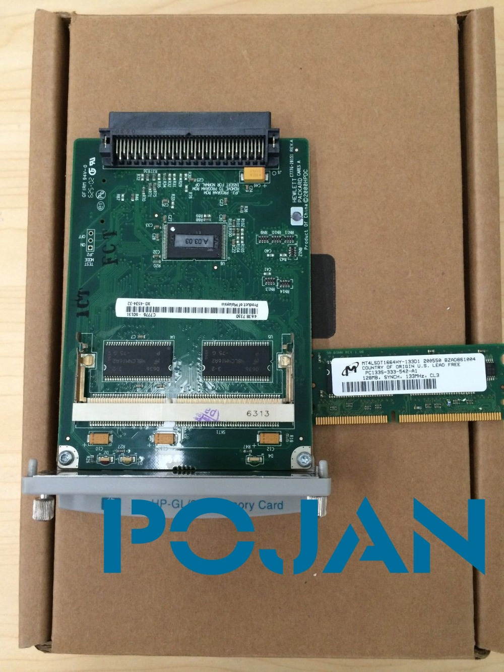 C7772A Designjet 500 plus GL2 Card Formatter Board Card +128M Fixes 05:09 05:10 ink plotter printhead board printer parts POJAN