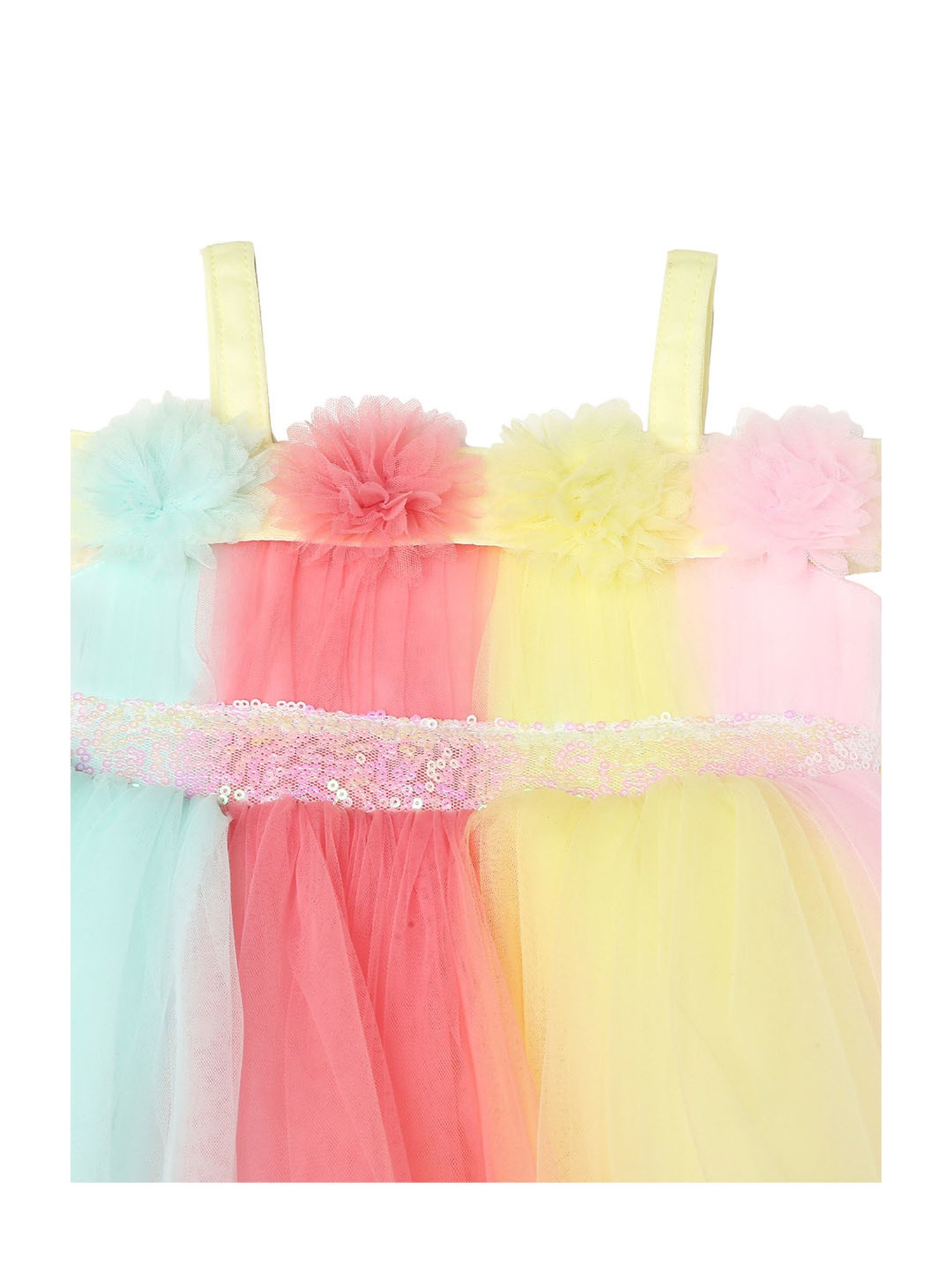 Mee Mee Kids Multicolor Embellished Dress