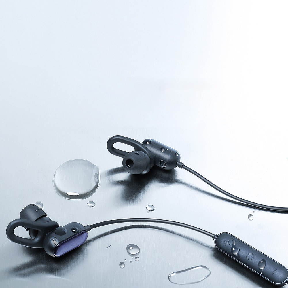 Original Xiaomi Mi Sports BT Headset Youth Version Wireless Music Sport Earbud In-ear Earphone IPX4 Waterproof & Sweatproof Long Standby Time with Mic for iPhone 7 8 9 Plus X Samsung S9 Smartphones