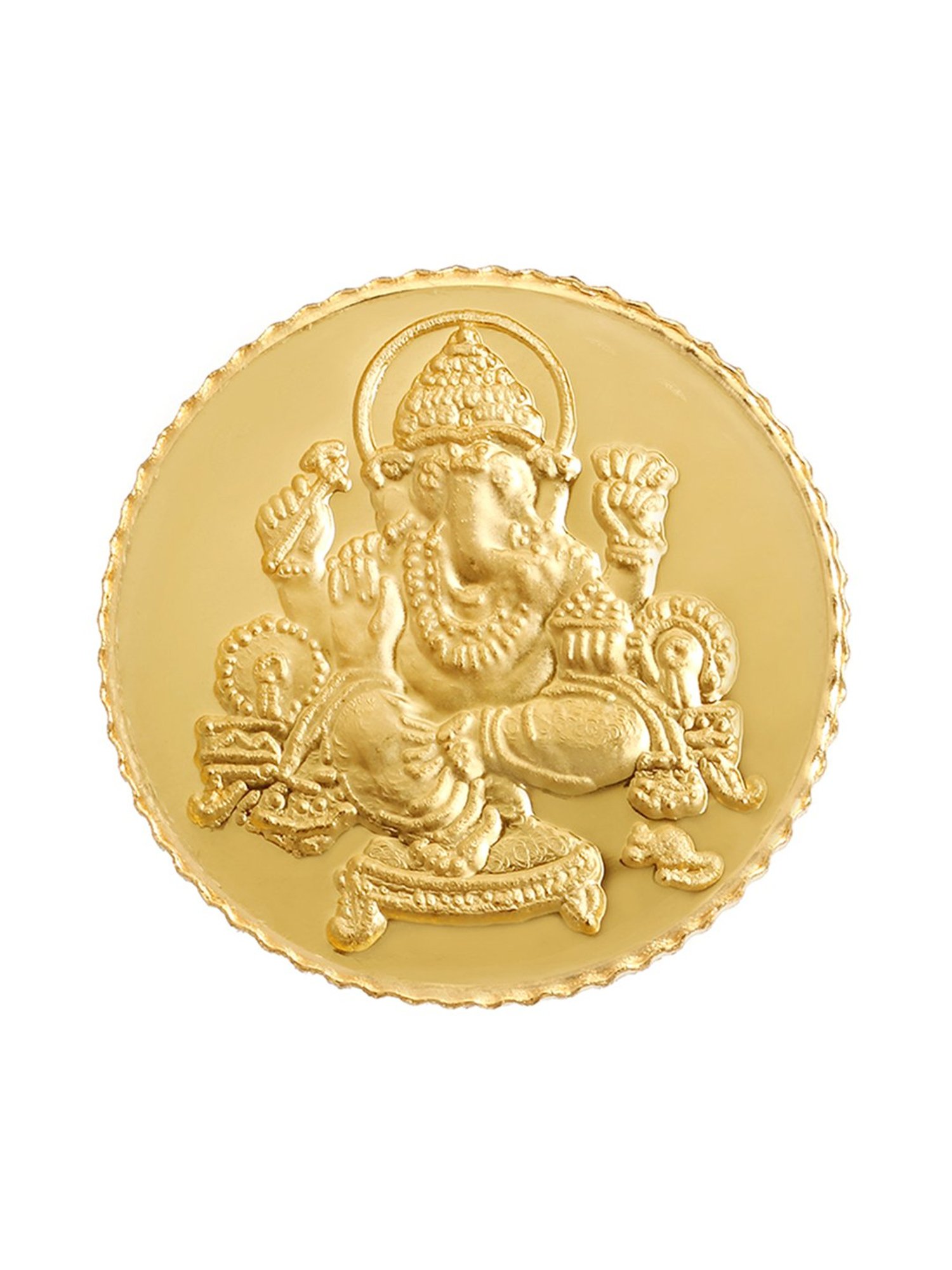 Bangalore Refinery Lord Ganesha 24k (999) 4gm Gold Coin