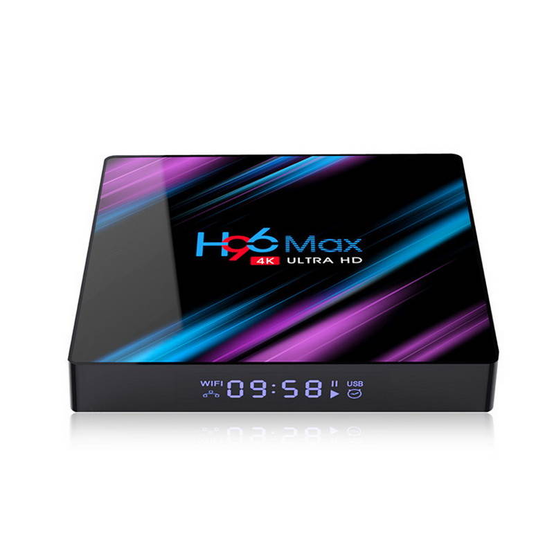 H96 Max RK3318 TV Box 4GB RAM 32GB Android 9.0 4k HD network player CF HDMI Dual frequency wifi  Digital Set-Top Boxes
