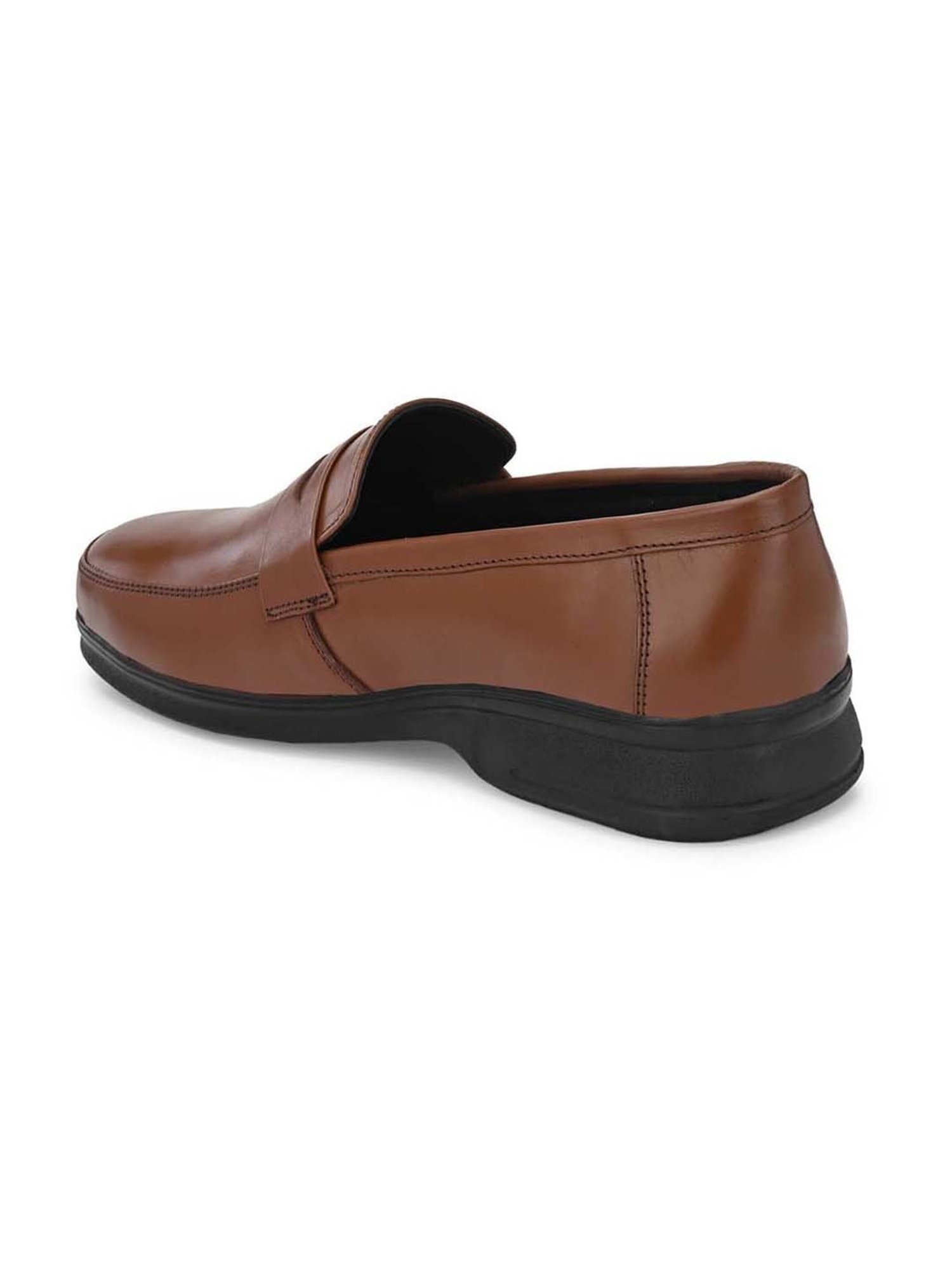 Eego Italy Men's Brown Formal Loafers