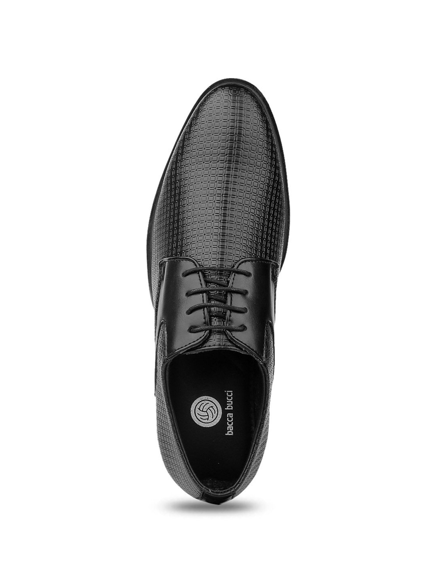 Bacca Bucci Men's OSLO Black Derby Shoes