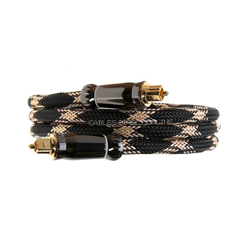 Toslink Digital Optical Fiber Audio Cable Male to Male Compatible with SPDIF DTS Dolby PCM for Home TheaterHome Audio