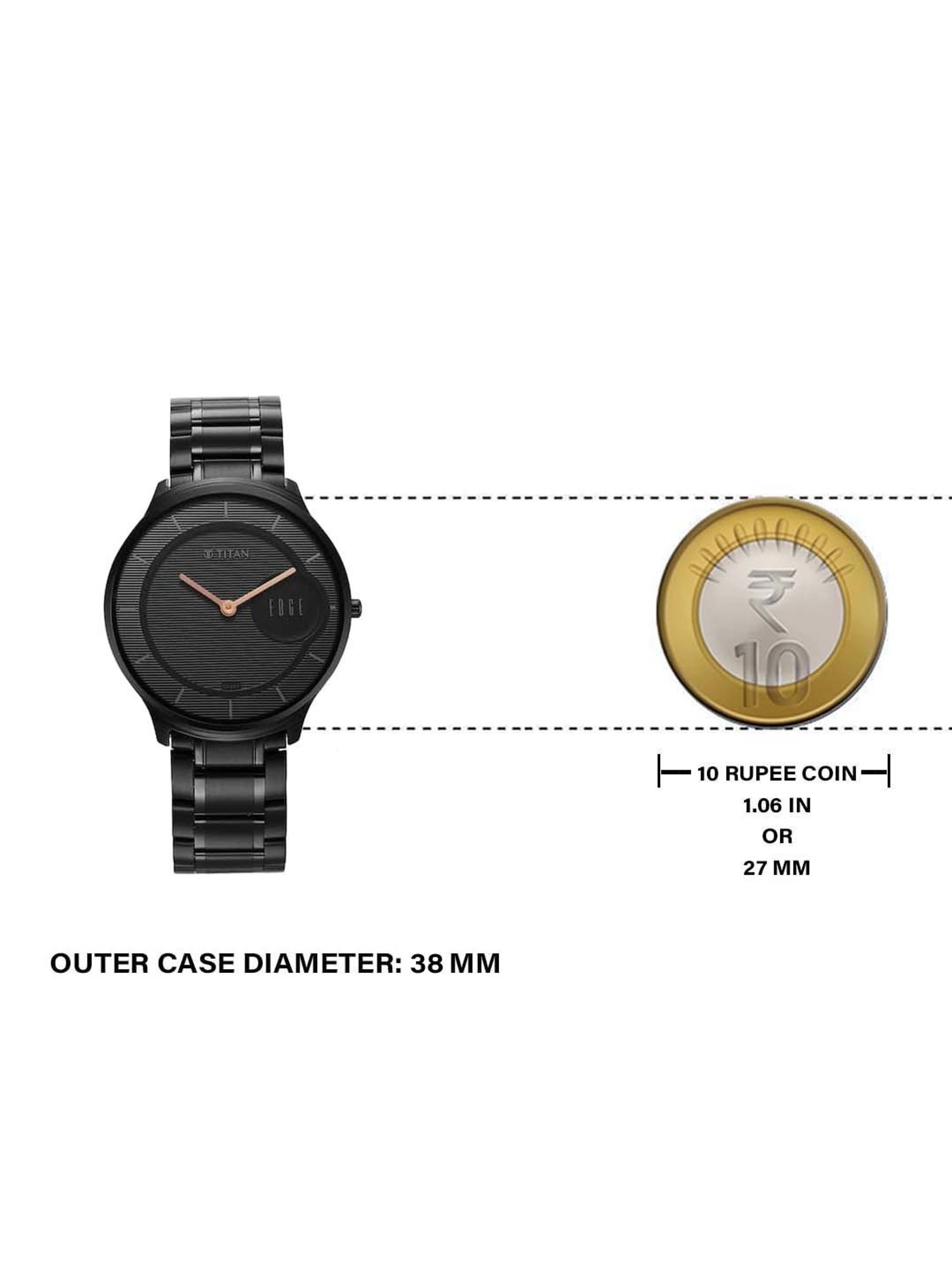 Titan Edge Metal NR1843NM03 Analog Watch for Men