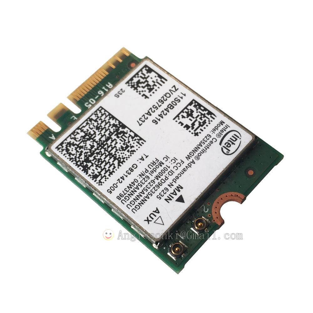 Genuine New Dual Band 300mbps 6235ANNGW 6235 Wireless+BT 4.0 NGFF WIFI CARD 04W3798 for Lenovo T431S T431SP X230S L440