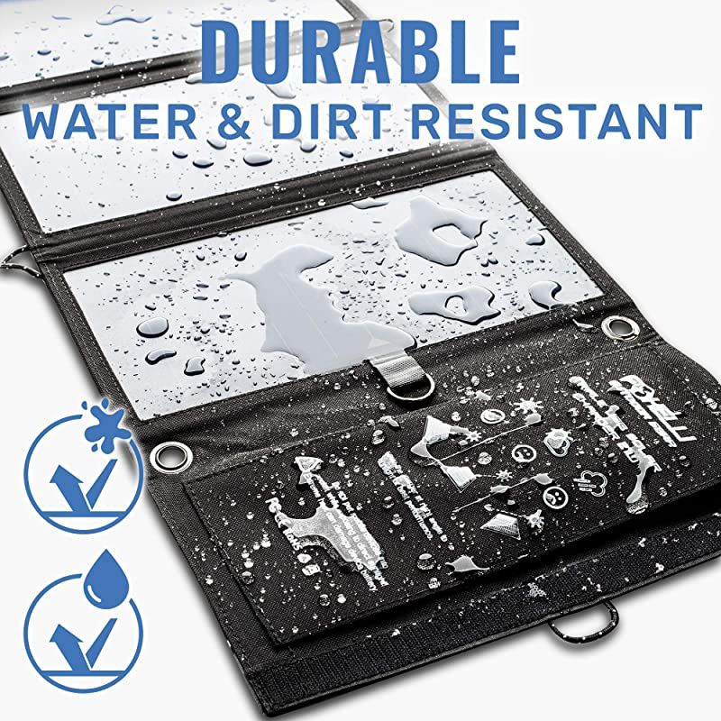 Triple USB Solar Charger 21W Portable Solar Panel Phone Charger for iPhone amp Android Smartphones iPads Android Tablets Power Banks amp More Foldable Solar Panel for Camping amp Outdoors