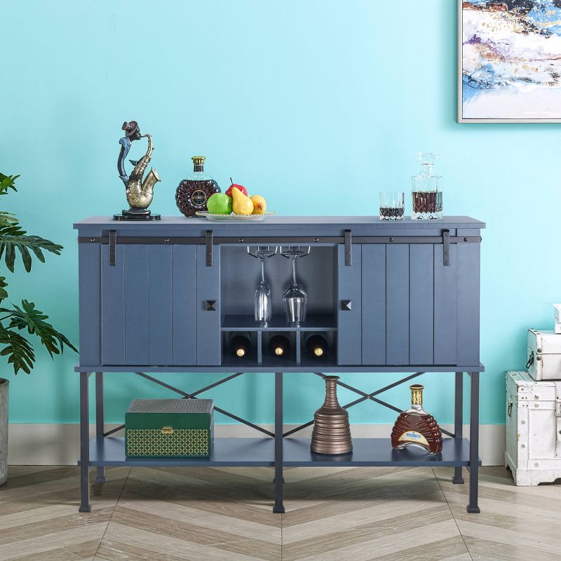 Aster High Bar Cabinet Light Wood - RST Brands