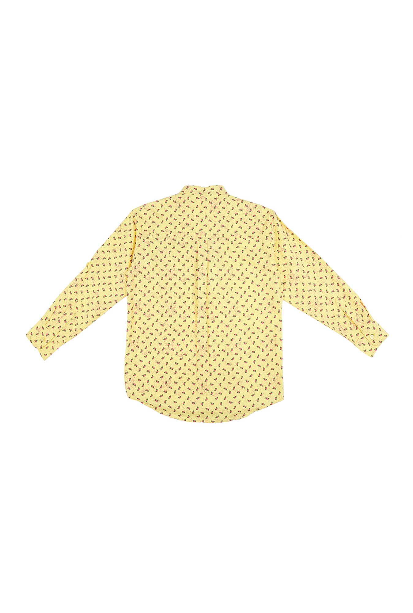 Gini & Jony Boys Yellow Printed Shirt