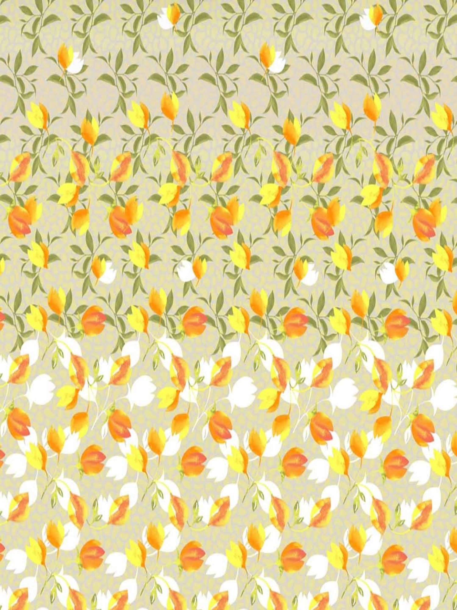 Spaces Blockbuster Plus Floral Green 210 TC Cotton Double Quilt