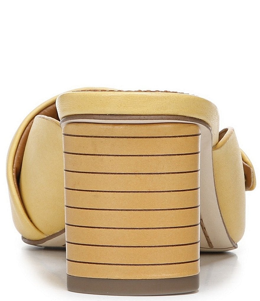 Sarto by Franco Sarto Violet Leather Square Toe Mules