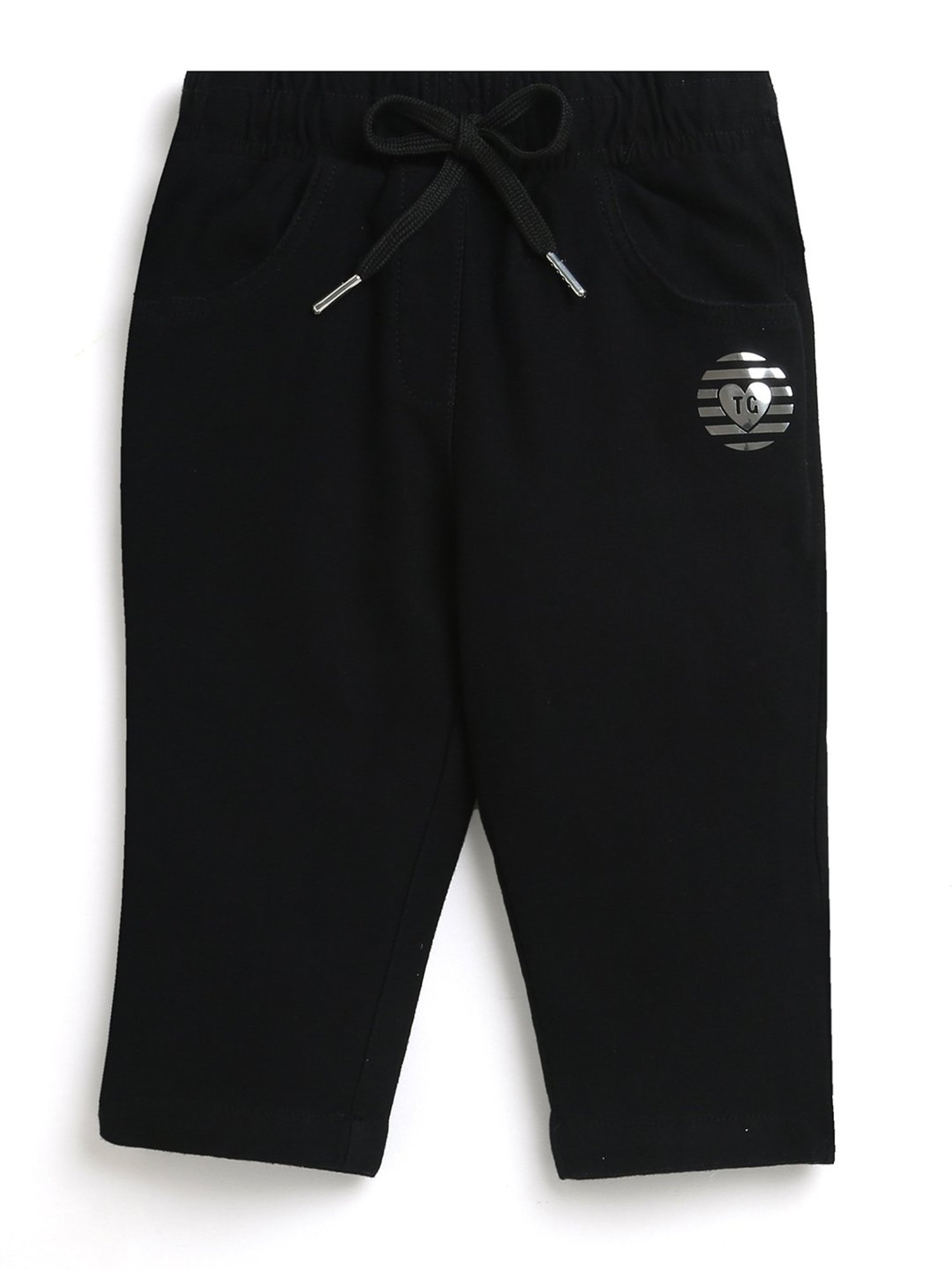 H by Hamleys Girls Pink Solid Joggers