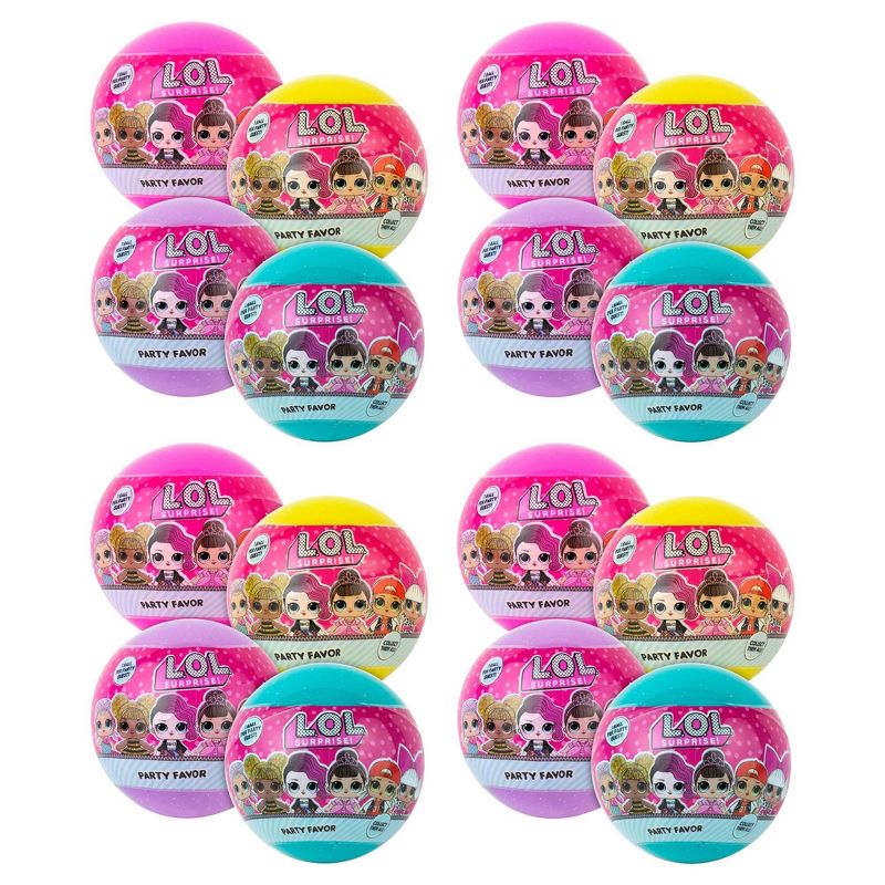 L.O.L. Surprise! 16pk Mini Surprise Party Balls with Necklaces Inside