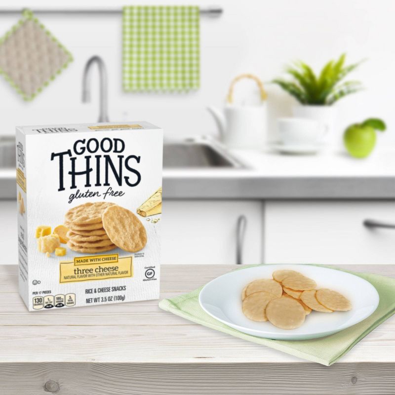 Good Thins Three Cheese Potato Chips - 3.5oz
