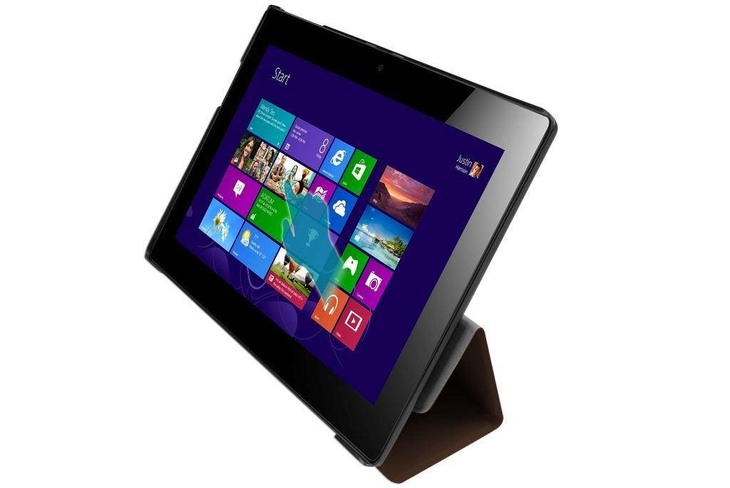 Hellfire Trading Slim Compact PU Magnetic Leather Case for Lenovo Tab 10 A3-A30 - Purple