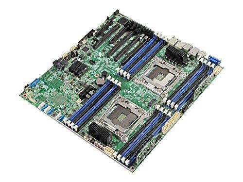 Intel S2600CWTR Server Motherboard - Intel Chipset - Socket LGA 2011-v3 - SSI EEB - 2 x Processor Support - 1 TB DDR4 SDRAM Maximum RAM - 2.13 GHz, 1.87 GHz, 1.60 GHz Memory Speed Supported - DIMM, RD