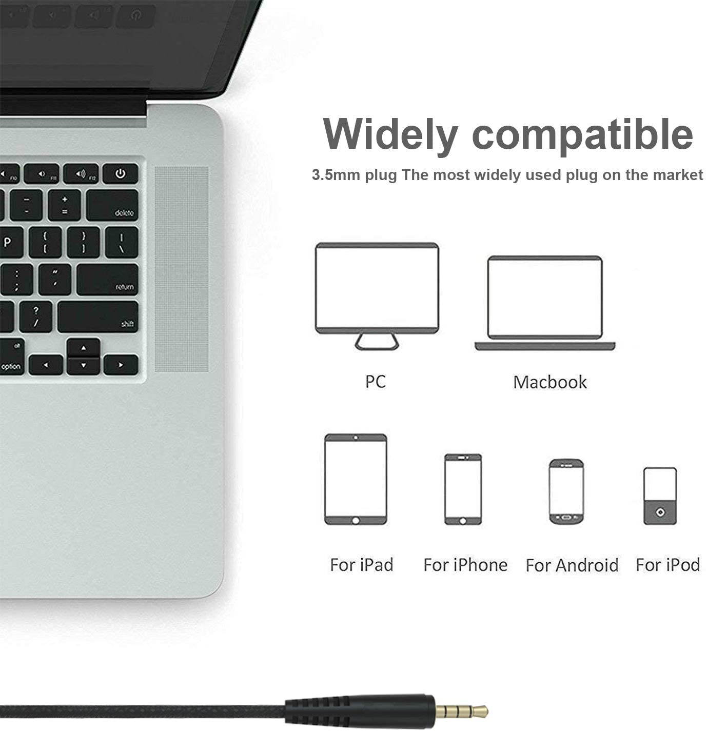 Gaming Headset,3.5mm Blue Gaming Headset,MH602 PS4 Headset for PC, Laptop, Xbox One, Mac, iPad, Nintendo Switch Games, Computer Game Gamer Over Ear Flexible Microphone Volume Control with Mic