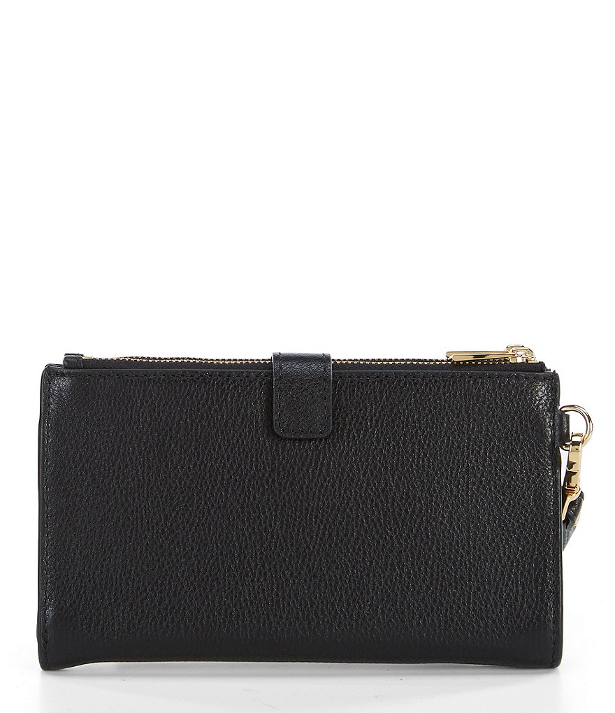 HOBO Link Leather Zip Wristlet