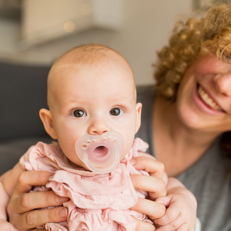 Evenflo Feeding Balance + Stage 1 Cylindrical Silicone Pacifier - 0 Months+ 6ct