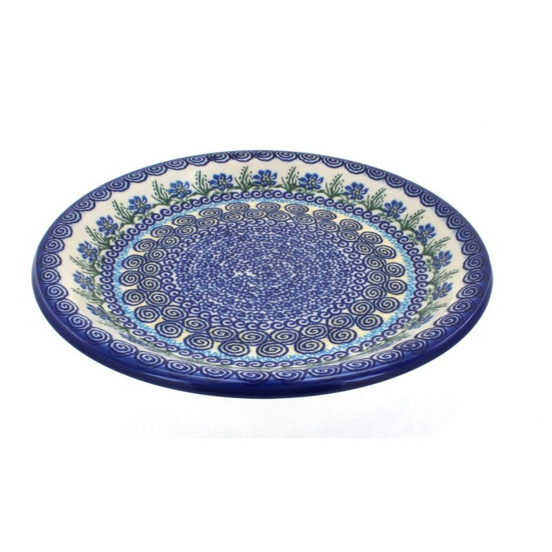 Blue Rose Polish Pottery Isabella Dinner Plate