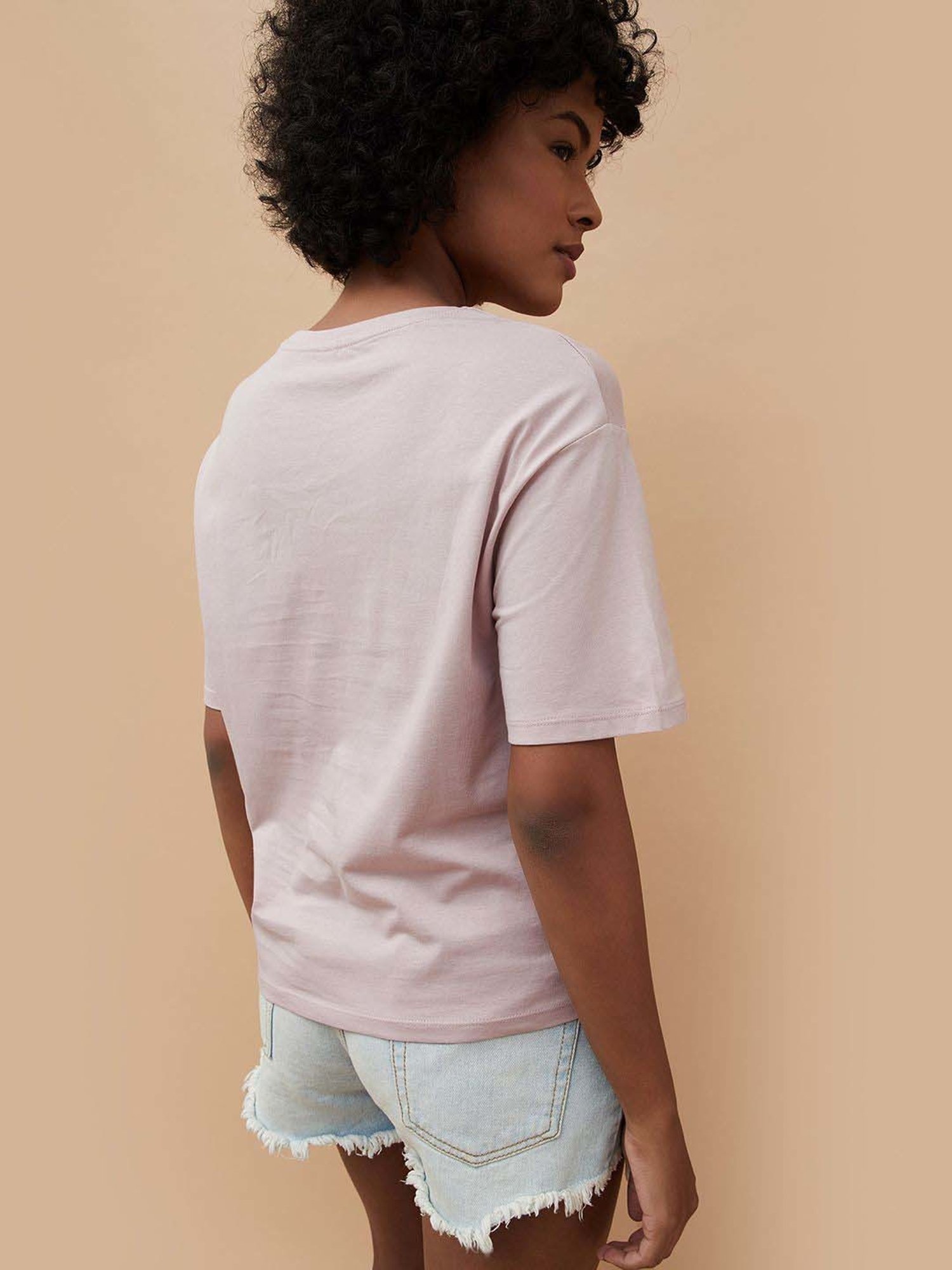 Fame Forever by Lifestyle Pink Cotton Printed T-Shirt