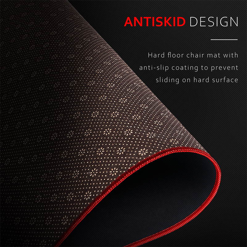 GTRACING Gaming Chair Mat for Hardwood Floor 43 x 35inch Office Computer Gaming Desk Chair Mat for Hard Floor GT603