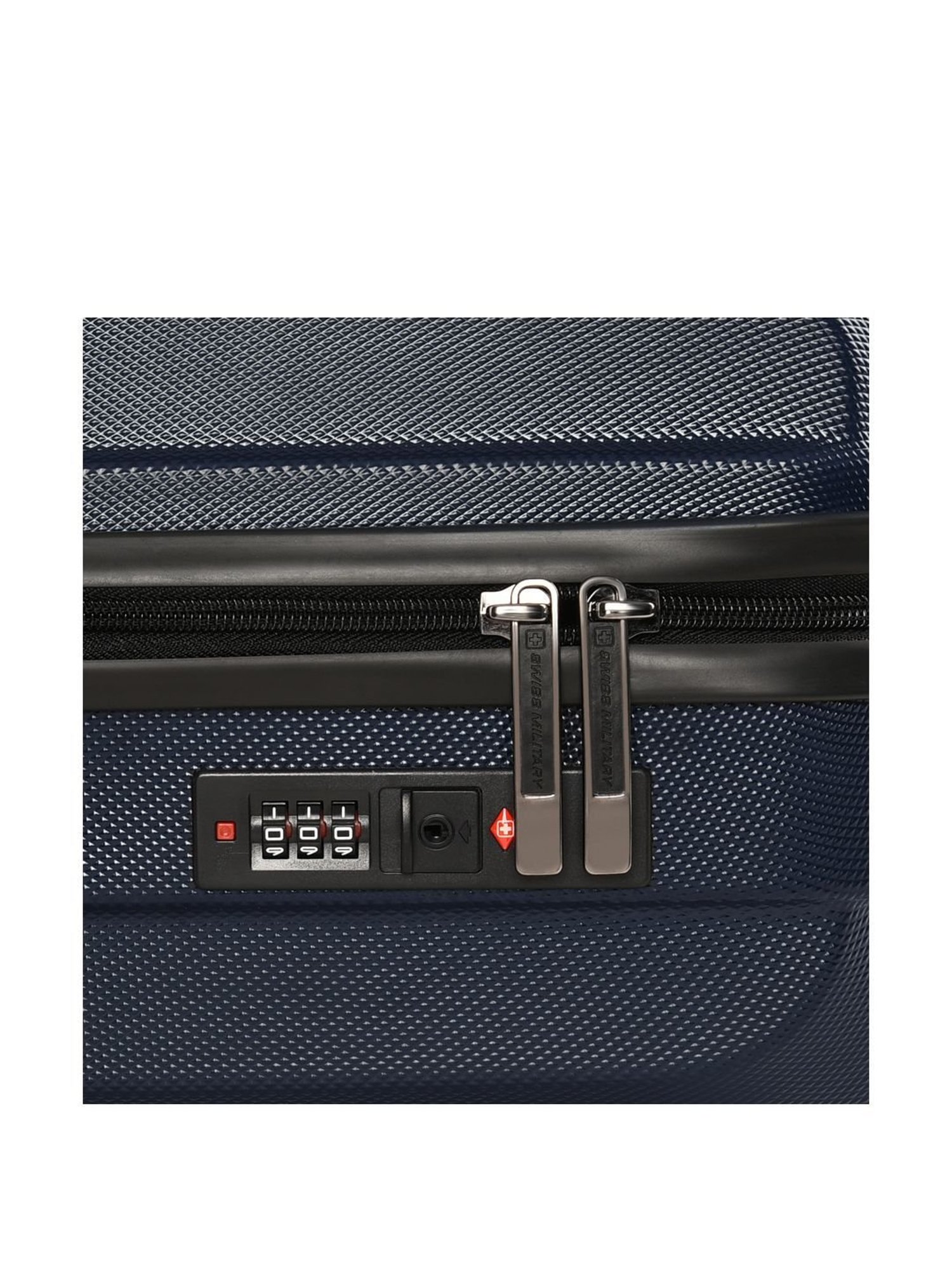 Swiss Military Blue 4 Wheels Small Carry-On Luggage