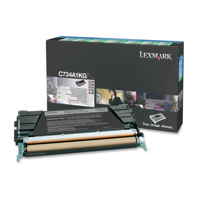 Lexmark Black Return Program Toner Cartridge