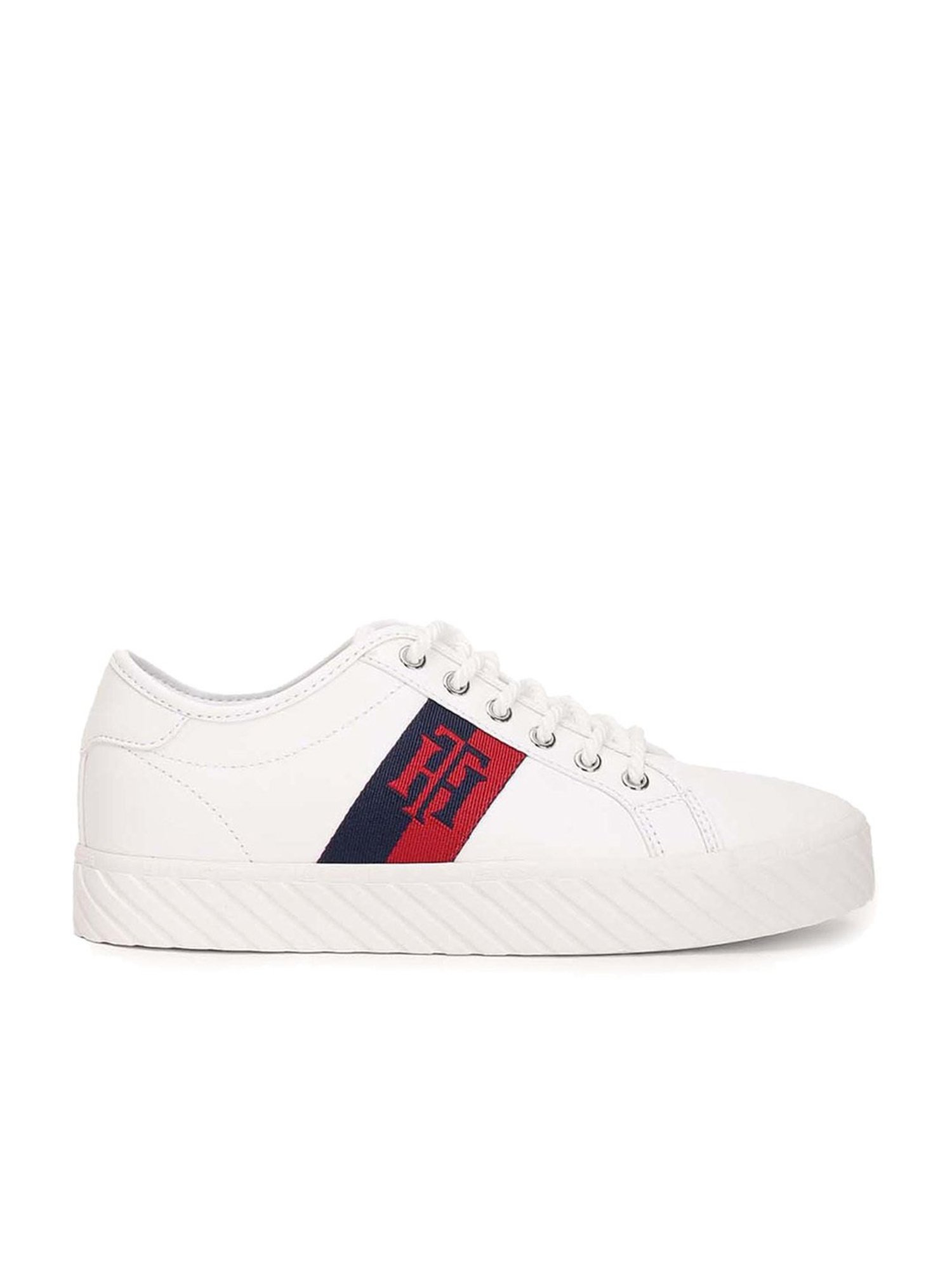 Tommy Hilfiger Women's White Casual Sneakers