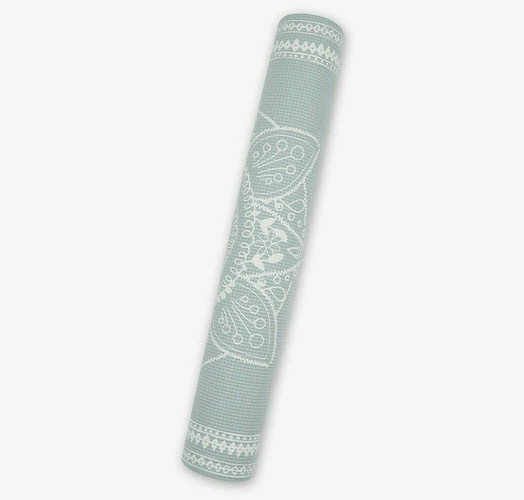 Medallion Tapestry Yoga Mat  68 in x 24 in x 4 mm