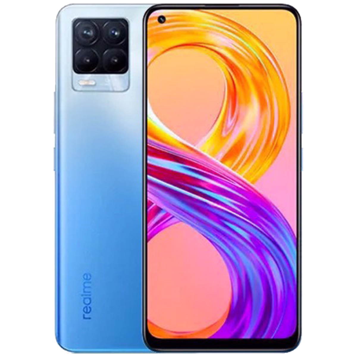 Realme 8 Pro Dual-SIM 128GB ROM + 6GB RAM (GSM Only | No CDMA) Factory Unlocked 4G/LTE Smartphone (Punk Black) - International Version