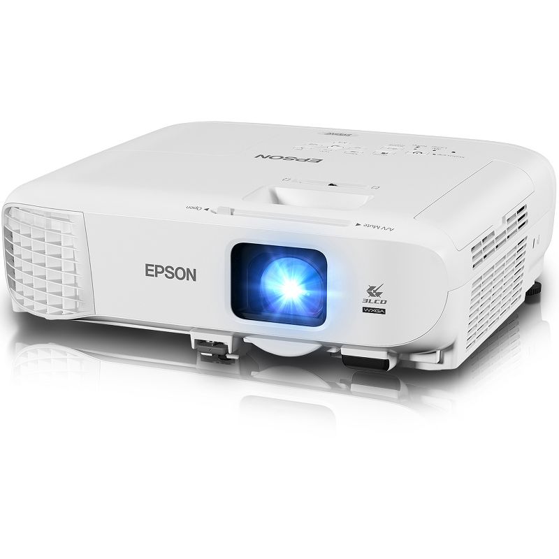 Epson PowerLite 2142W LCD Projector - 16:10 - 1280 x 800 - Rear, Ceiling, Front - 5500 Hour Normal Mode - 12000 Hour Economy Mode - WXGA - 15,000:1