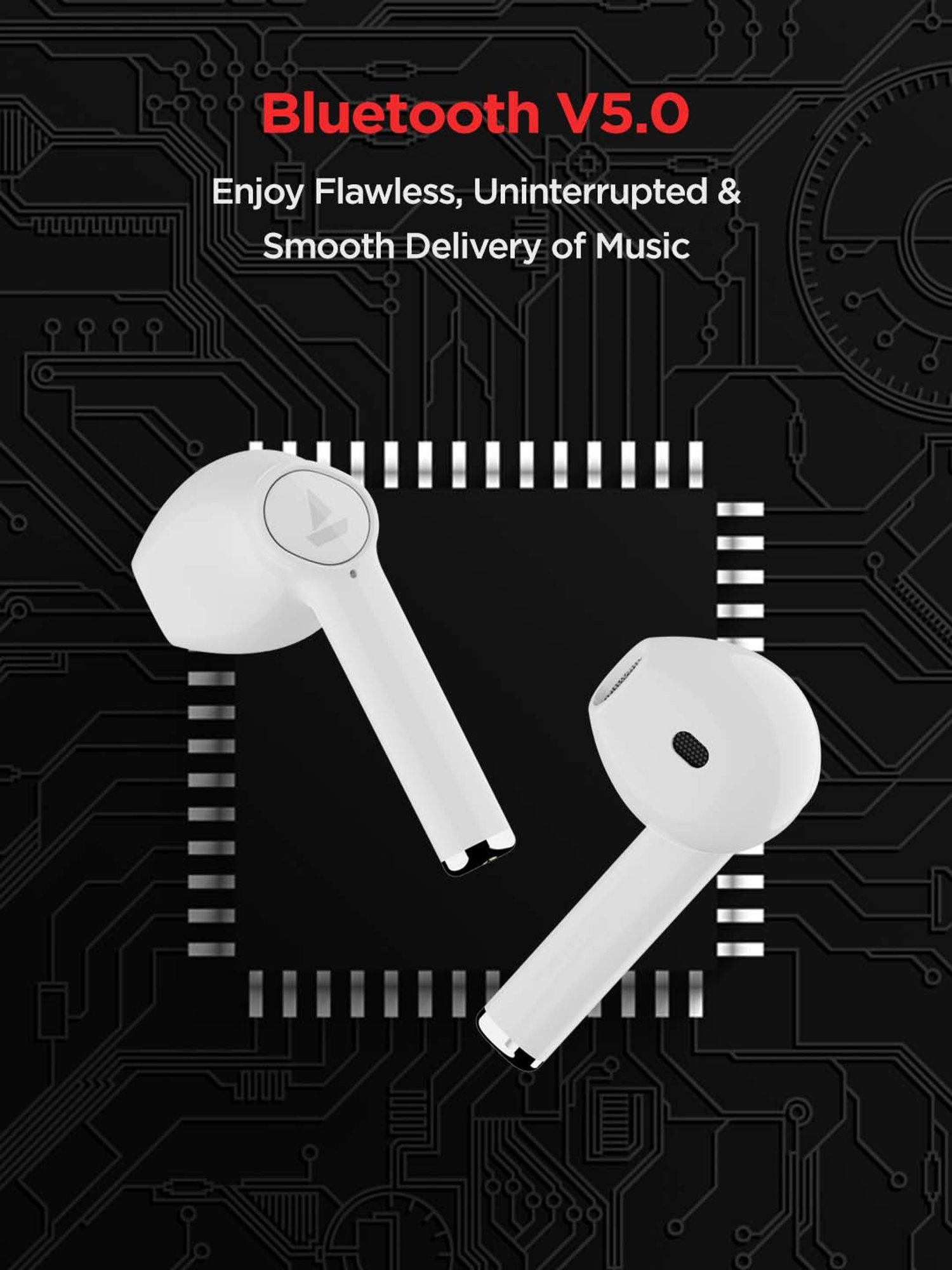 Boat Airdopes 131 In Ear Bluetooth Earbuds with Upto 60H Playback (Ivory White, True Wireless)