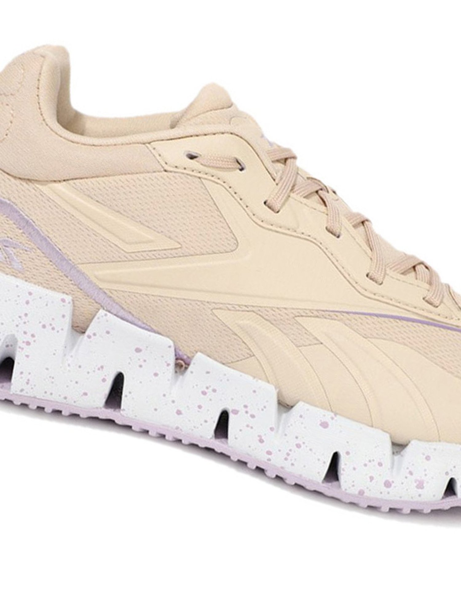 Reebok Women's Zig Dynamica 4 Beige Running Shoes