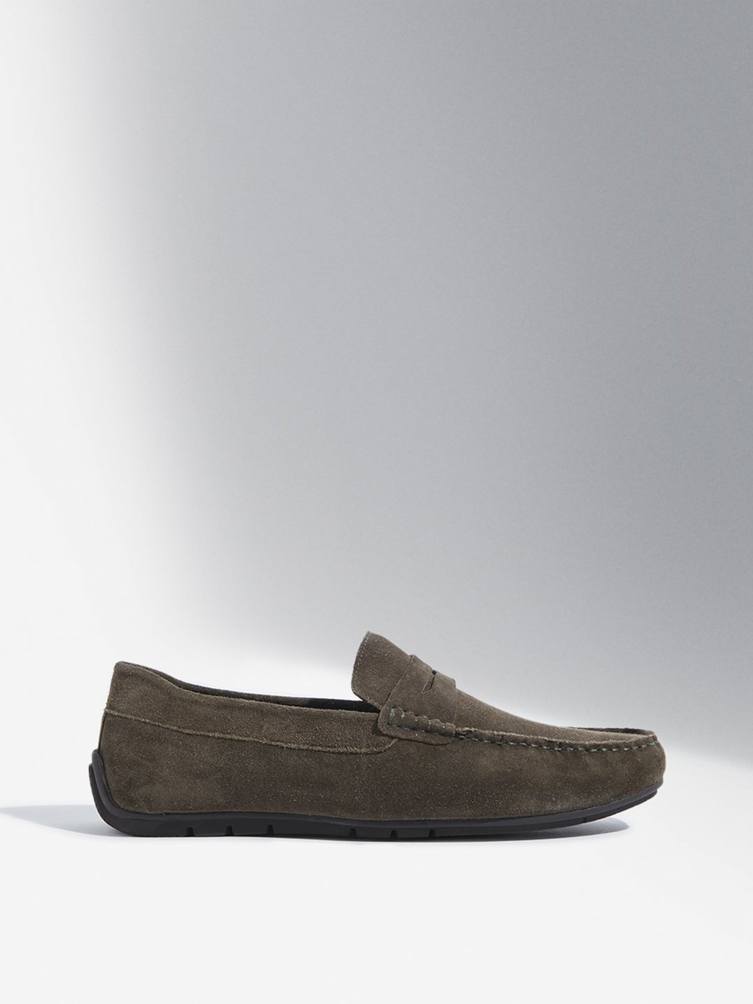 SOLEPLAY by Westside Olive Suede Loafers