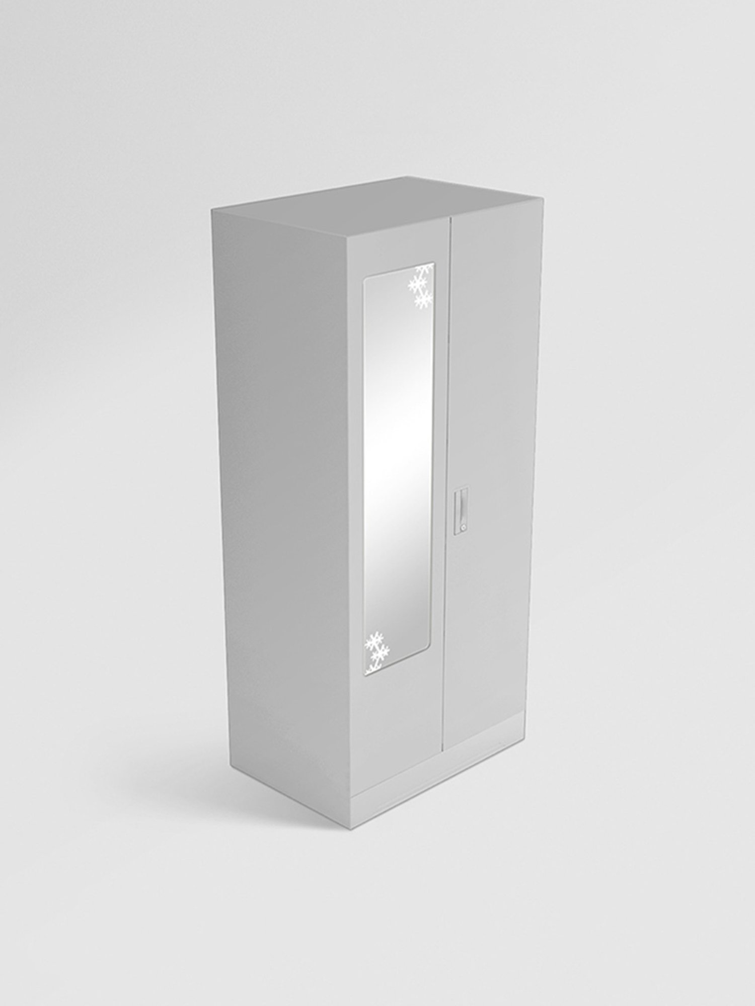 Godrej Interio Slimline 2-Door Steel Almirah, Royal Ivory (1-Year Warranty)