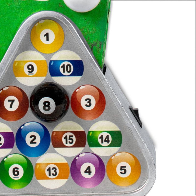 Vintage Billiards LED Marquee Sign Wall Decor Green - Crystal Art Gallery