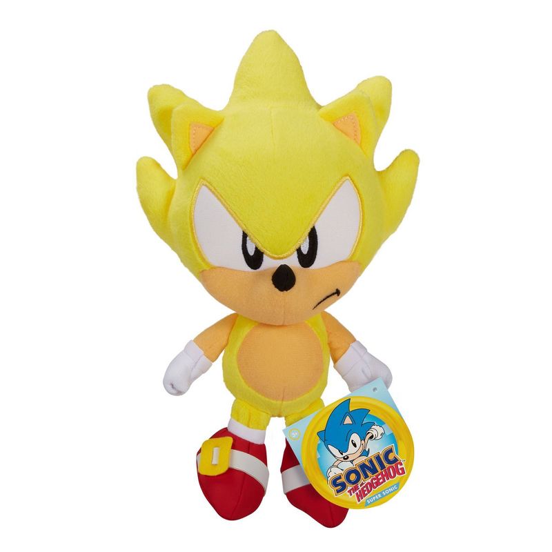 7.5" Sonic Basic Plush - Super Sonic Wave 2