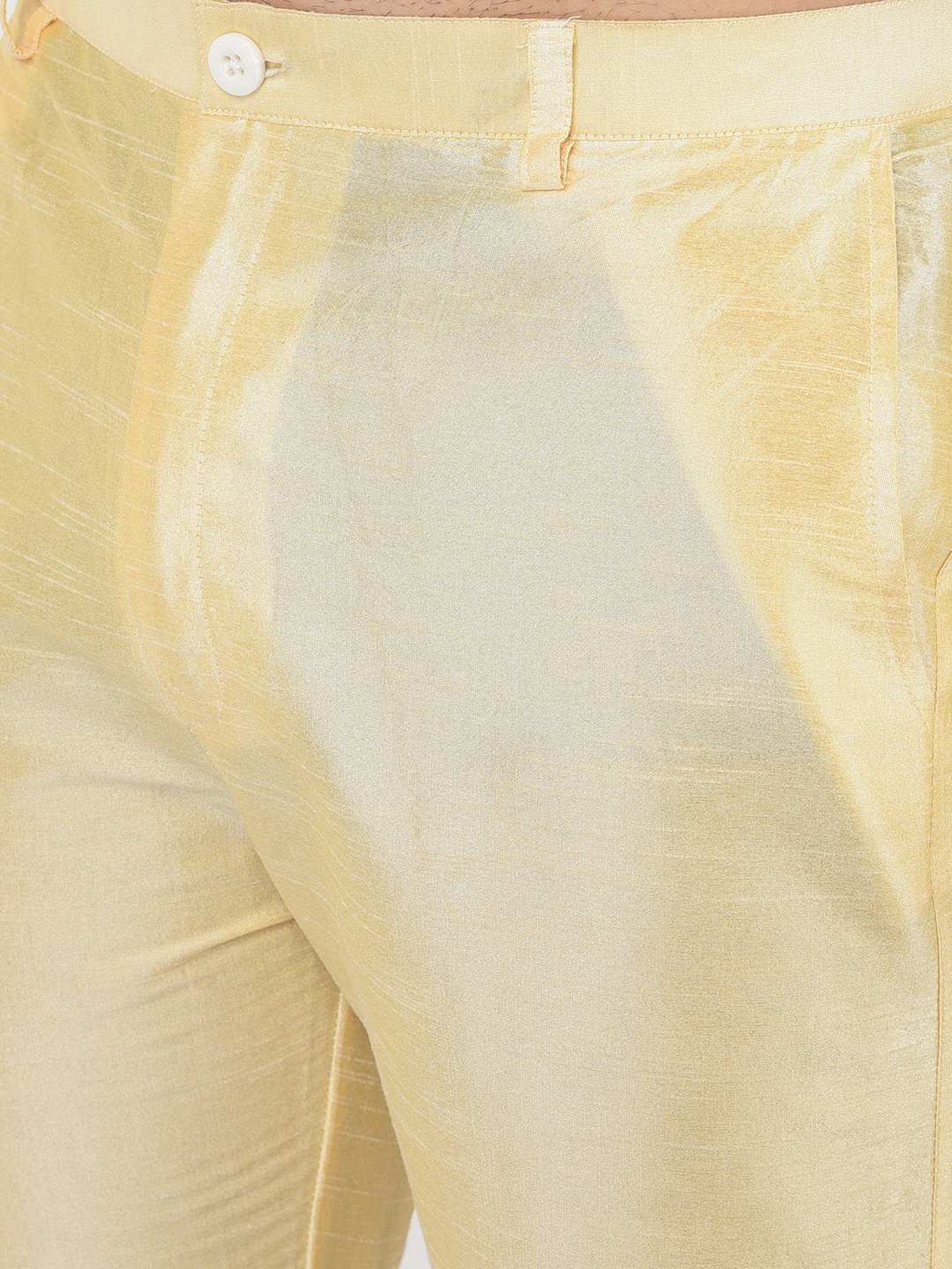 Deyann Pink & Yellow Regular Fit Embroidered Kurta Set With Jacket