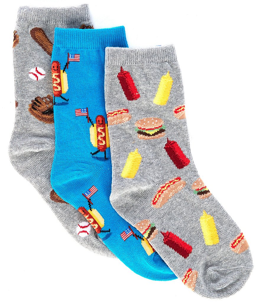 Hot Sox Kids 3-Pack Summertime Socks
