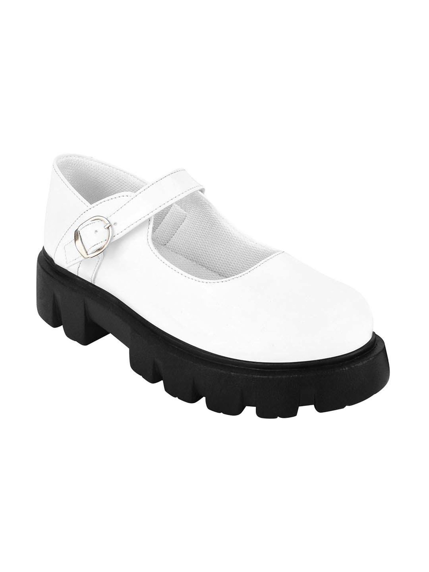 Shoetopia Kids White Casual Slip-Ons