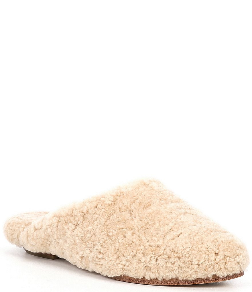 Eileen Fisher Blog Shearling Mules