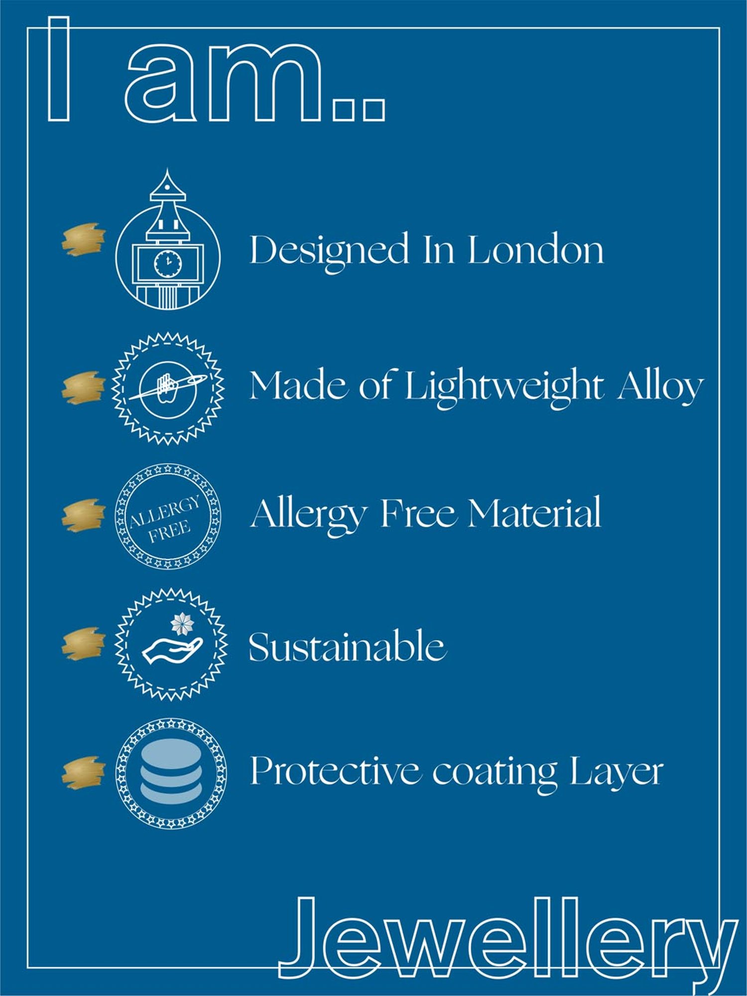 Accessorize London Golden Hoop Earrings (Set of 4)