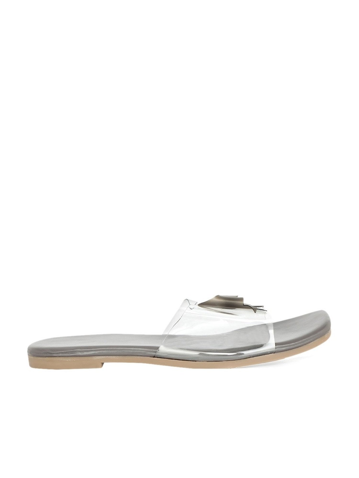 NR by Nidhi Rathi Women's Grey Casual Sandals